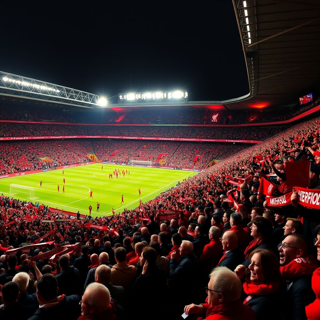 半岛体育登入-利物浦主场氛围火爆，球迷热情助阵