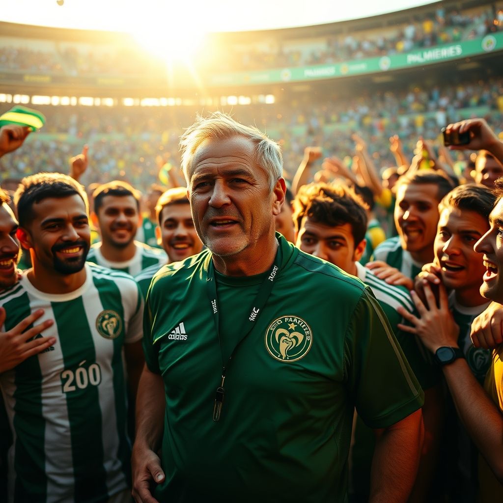 半岛体育官网平台-帕尔梅拉斯主教练称赞球队拼搏精神，期待突破